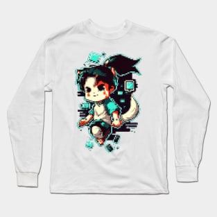 Sage Cat Long Sleeve T-Shirt